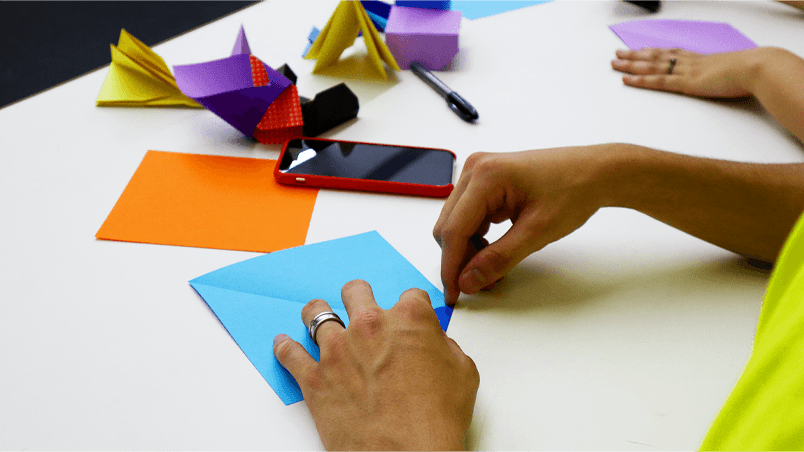 Criação de Peças de Xadrez com Origami